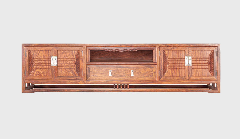 花溪刺猬紫檀电视柜低柜现代中式全实木电视柜客厅高低柜